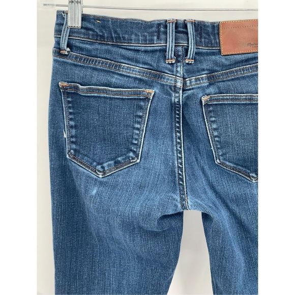 Madewell‎ Skinny Jeans Size 25 Mid Rise Blue - Picture 12 of 14